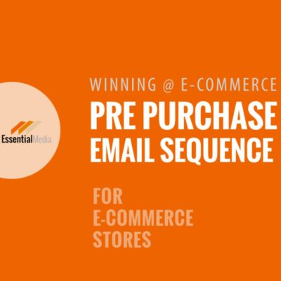 Pre Purchase Email Sequence For E-Commerce